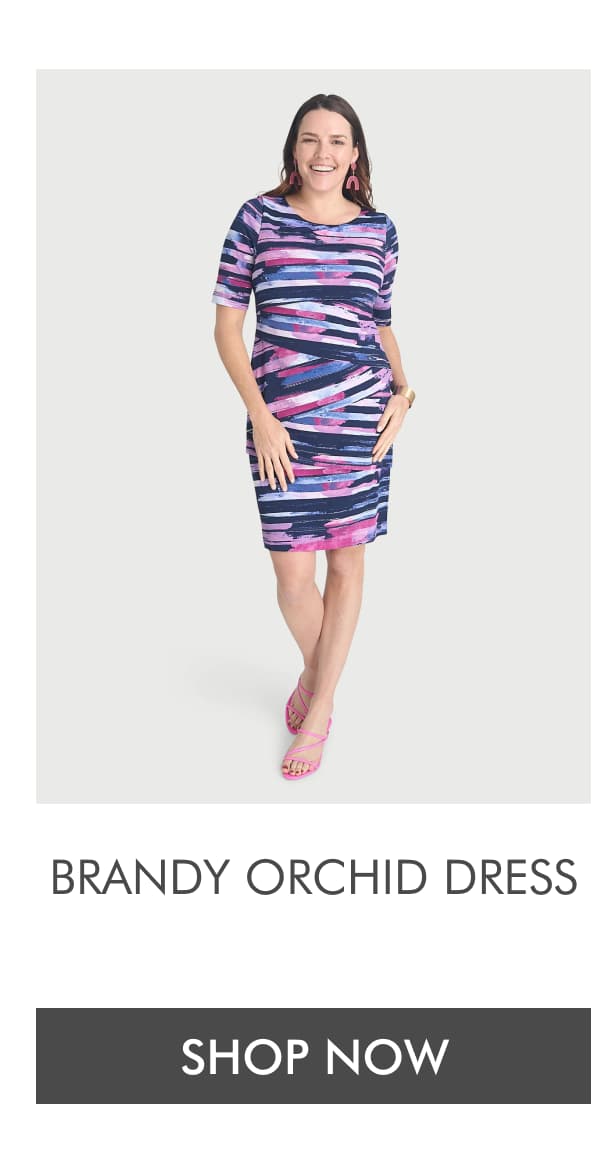 Brandy Orchid Dress. SHOP NOW