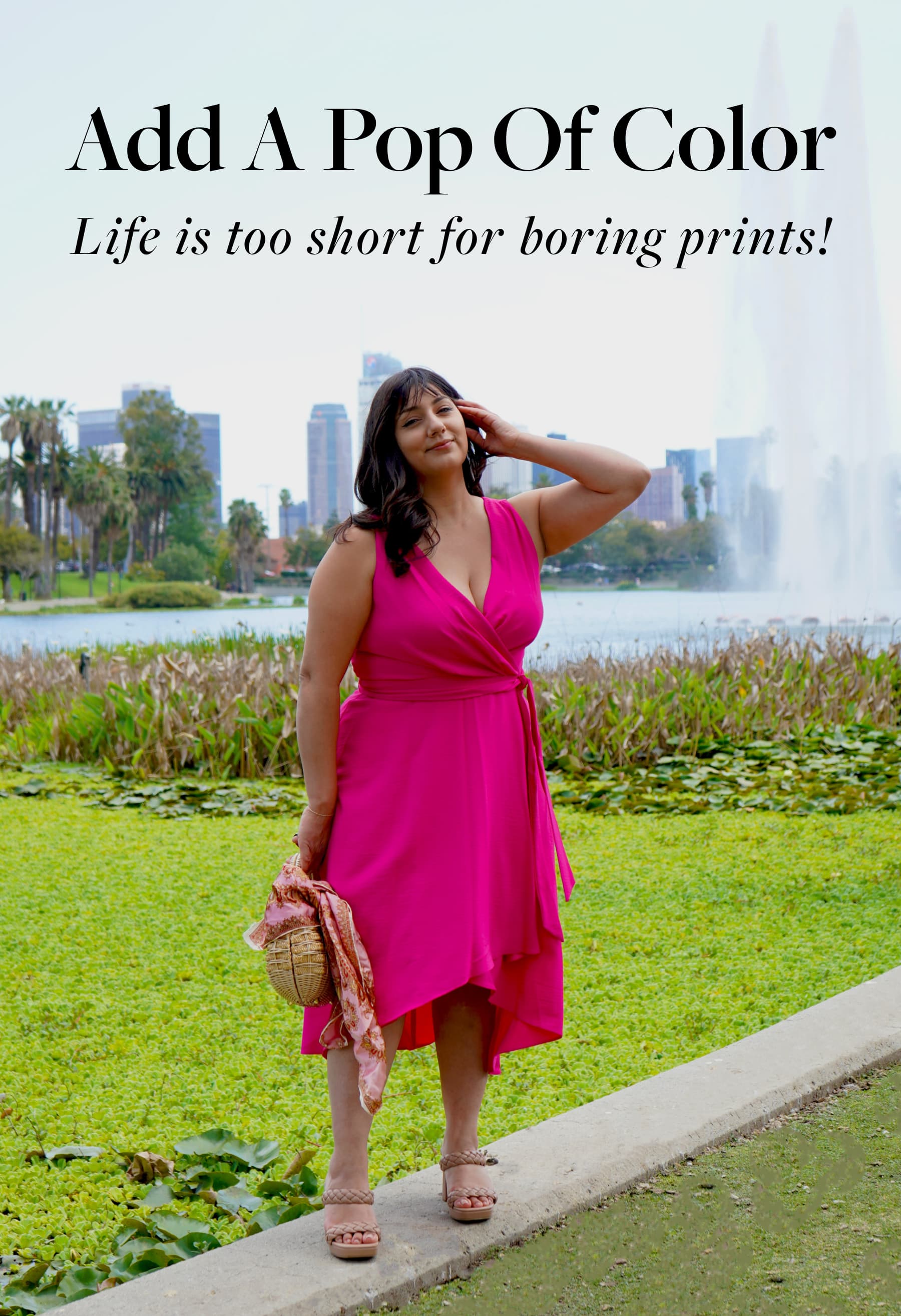 Add a Pop Of Color Life is too short for boring prints!
