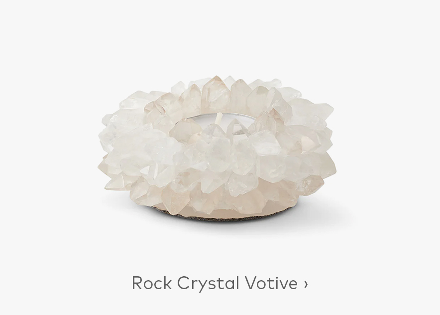 Rock Crystal Votive