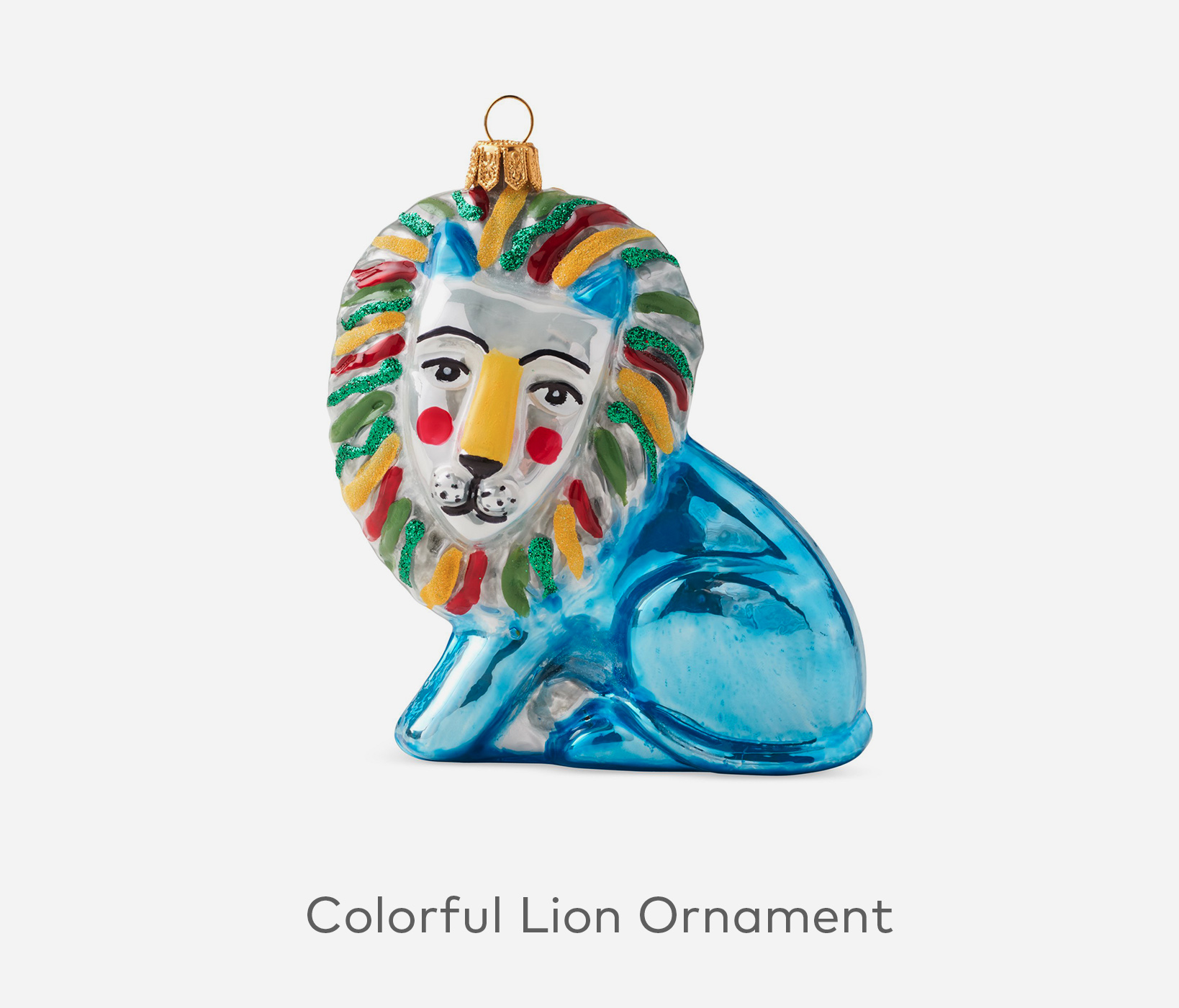 Colorful Lion Ornament