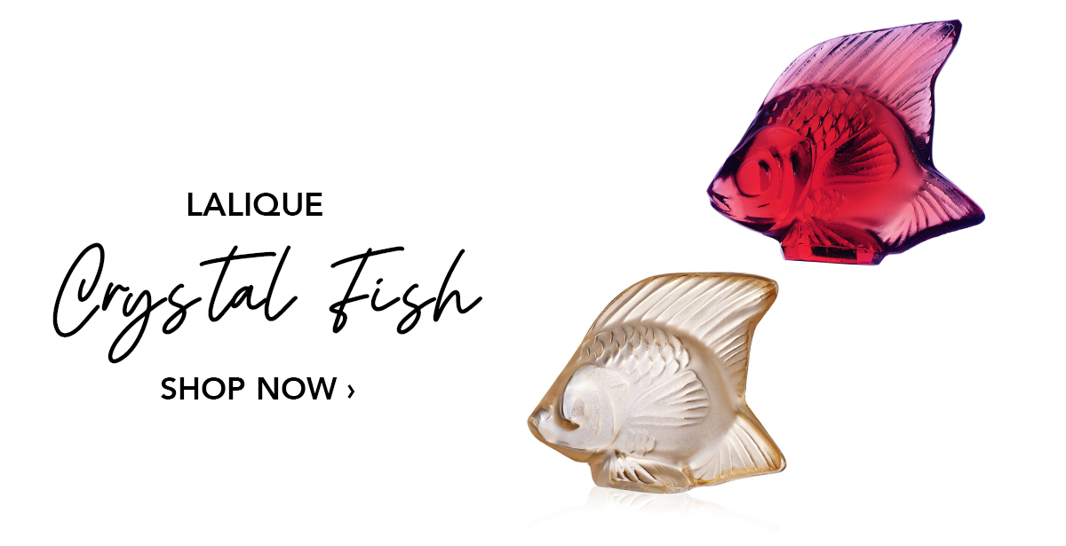 LALIQUE Crystal Fish