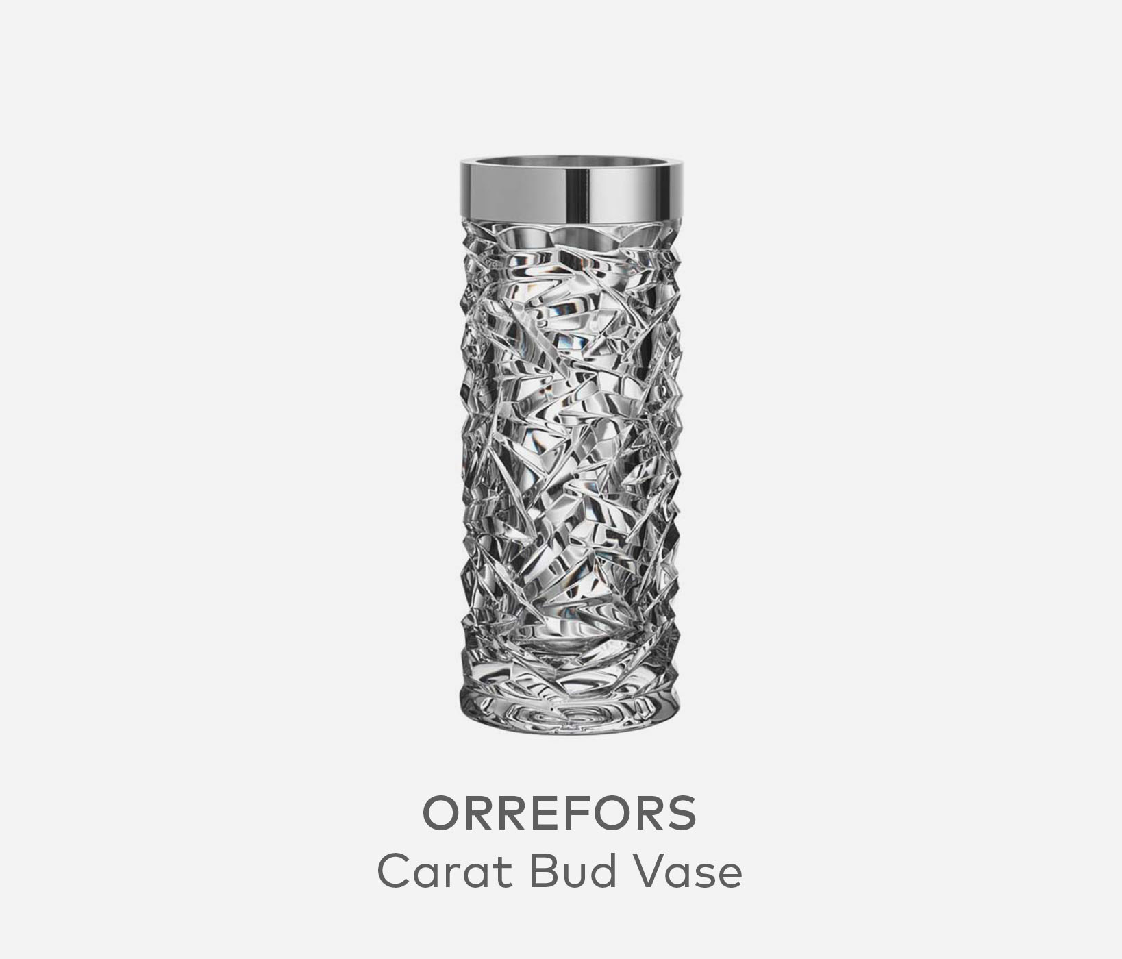 Orrefors, Carat Bud Vase