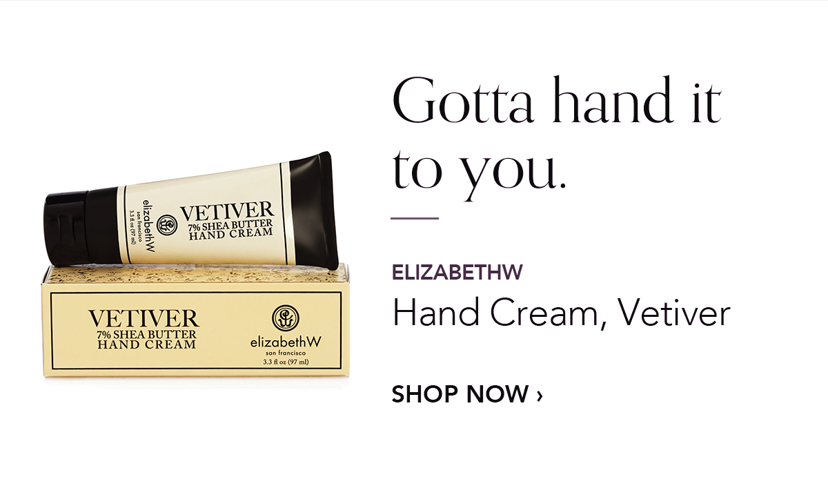 ELIZABETHW Hand Cream, Vetiver