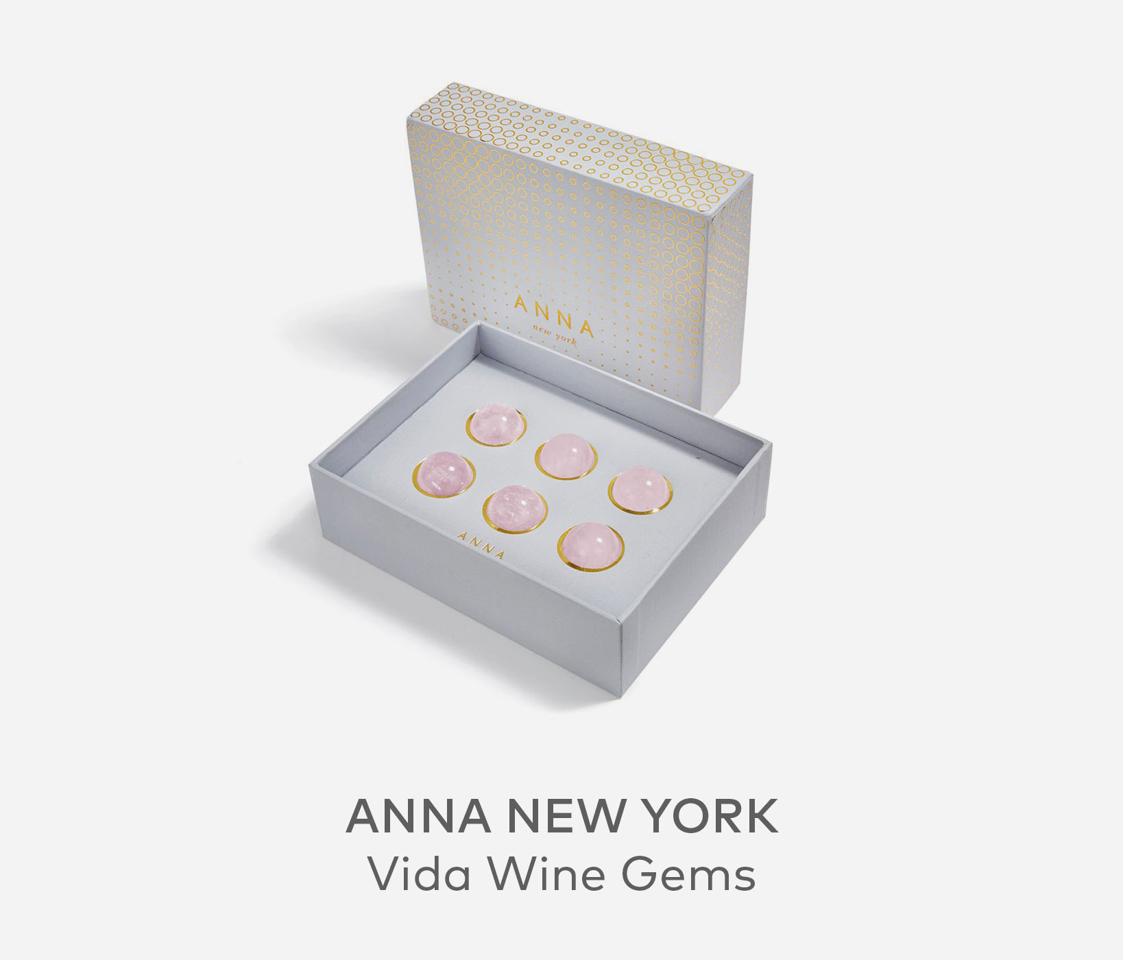 ANNA NEW YORK Vida Wine Gems, Set of 6