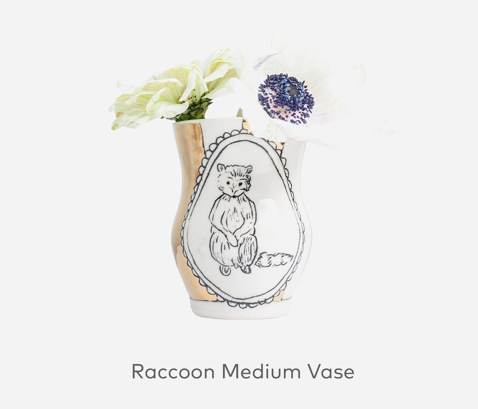Raccoon Medium Vase