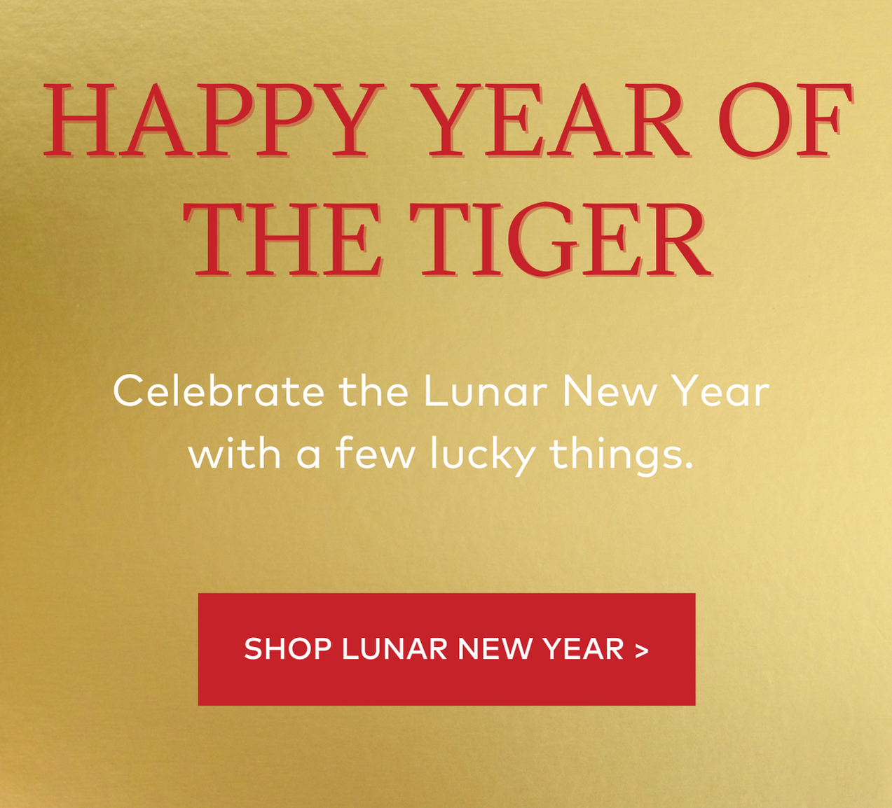 Happy Year of the Tiger