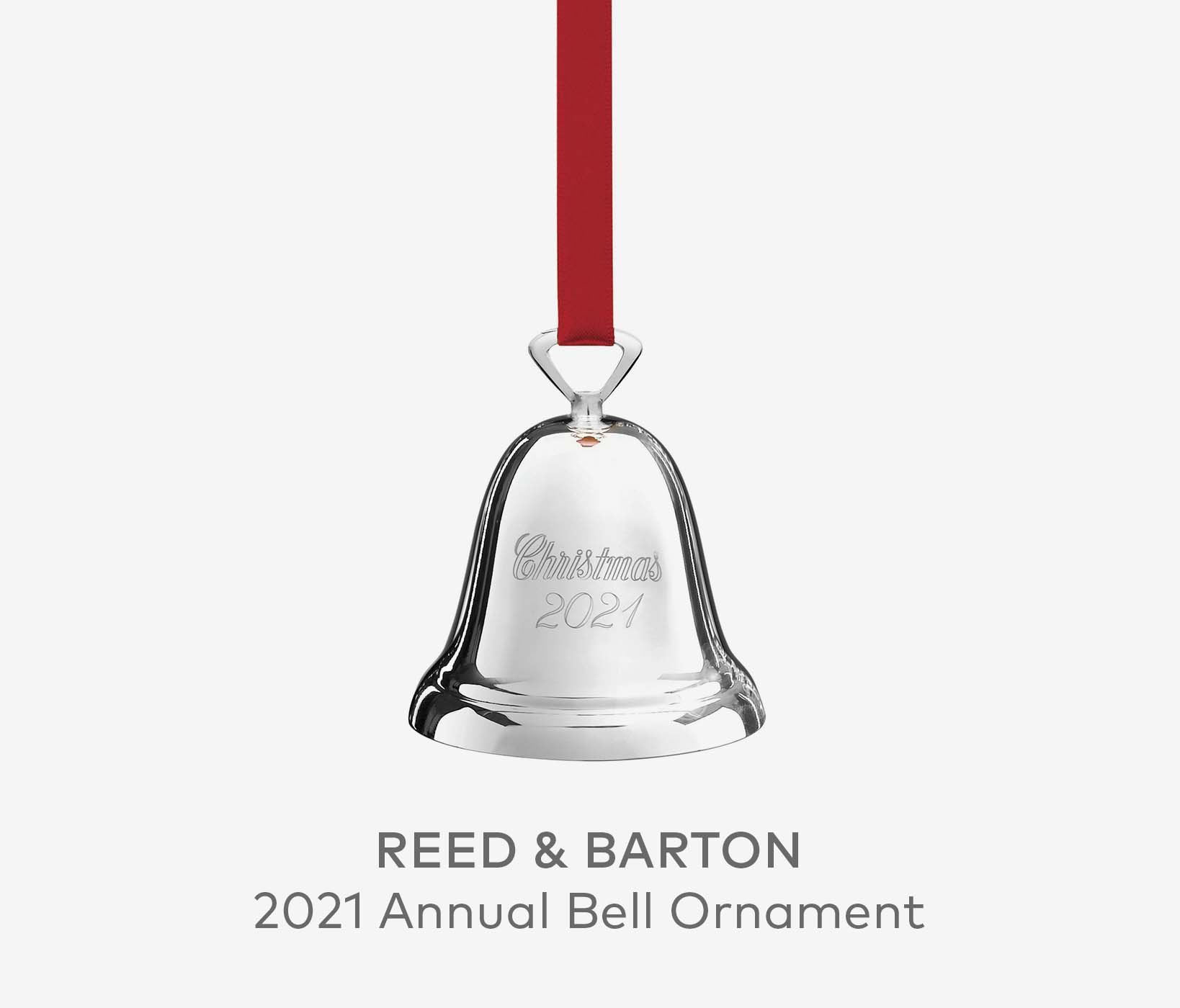 REED & BARTON 2021 Annual Bell Ornament