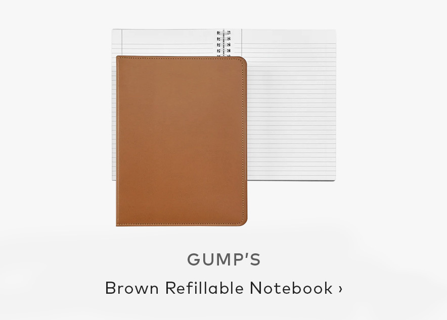 Brown Refillable Notebook
