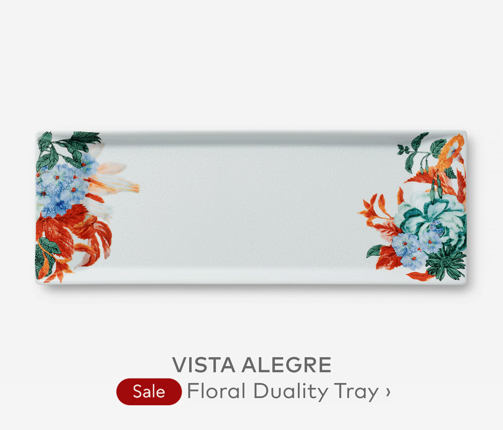 VISTA ALEGRE Floral Duality Tray