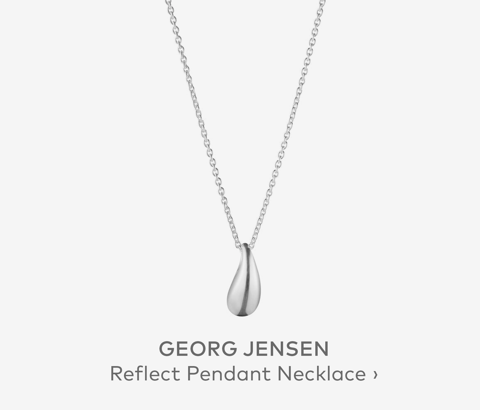 GEORG JENSEN Reflect Pendant Necklace