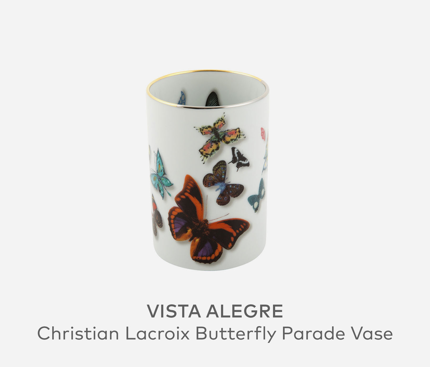 Vista Alegre, Christian Lacroix Butterfly Parade Vase