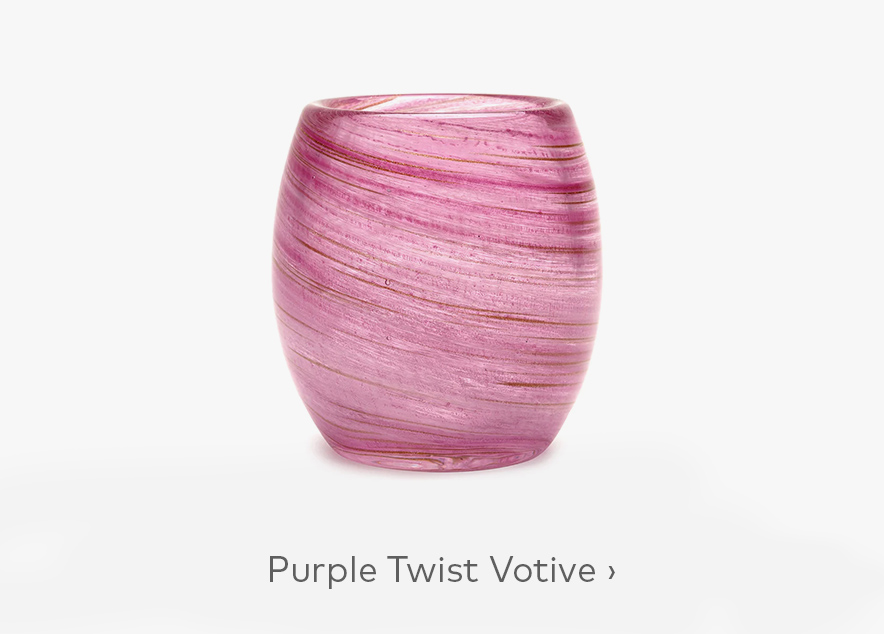 Purple Twist Votive