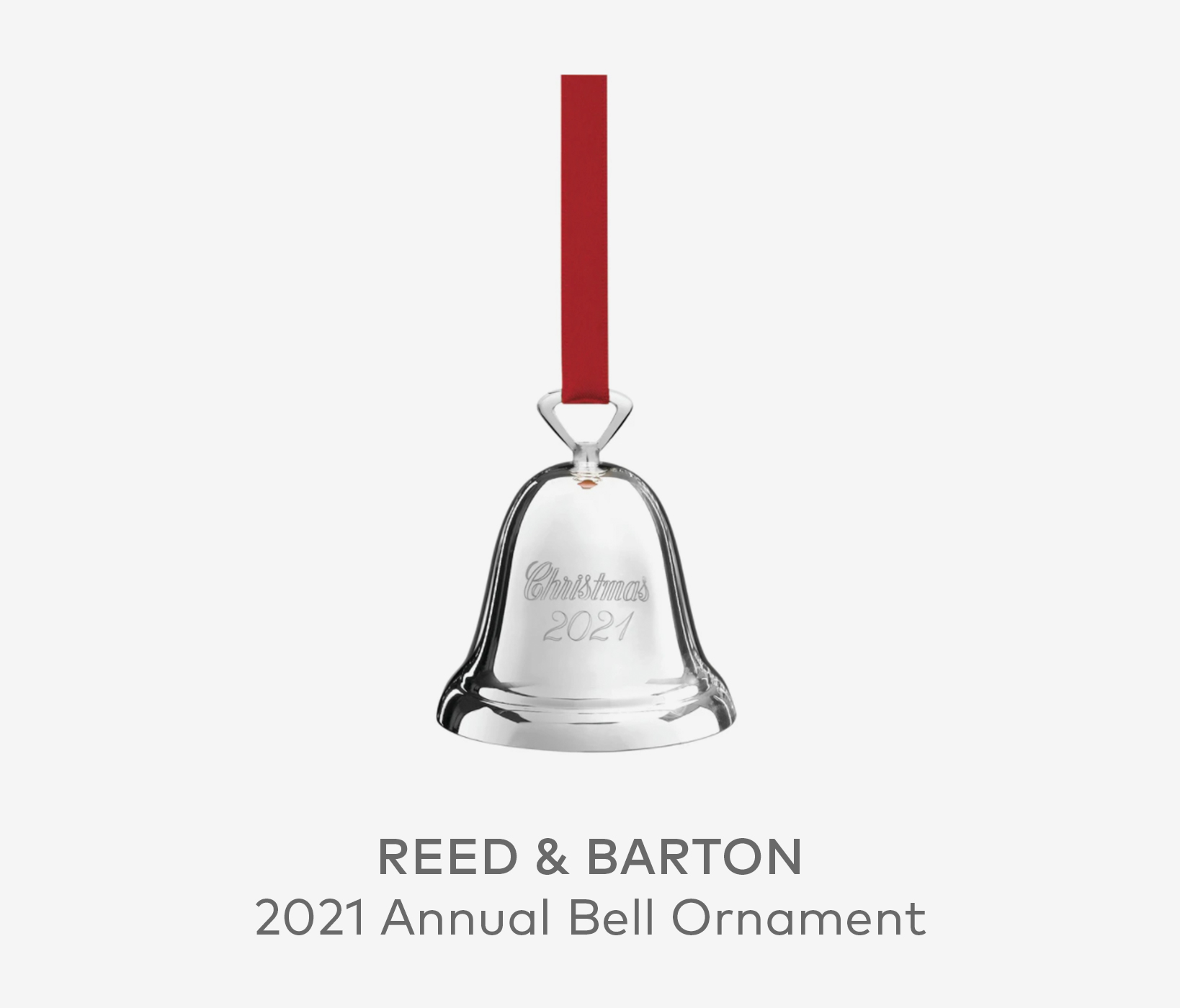 REED & BARTON 2021 Annual Bell Ornament