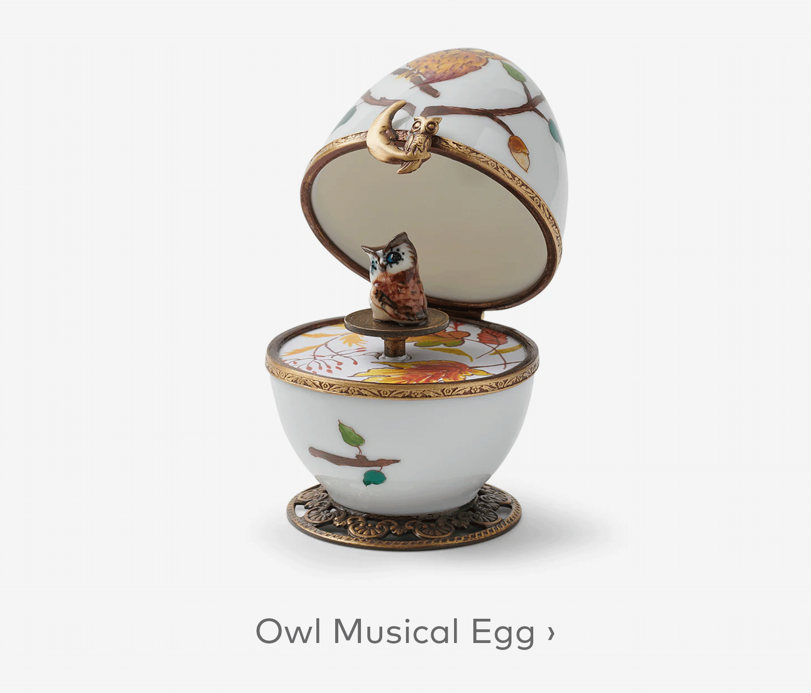 Owl Musical Egg