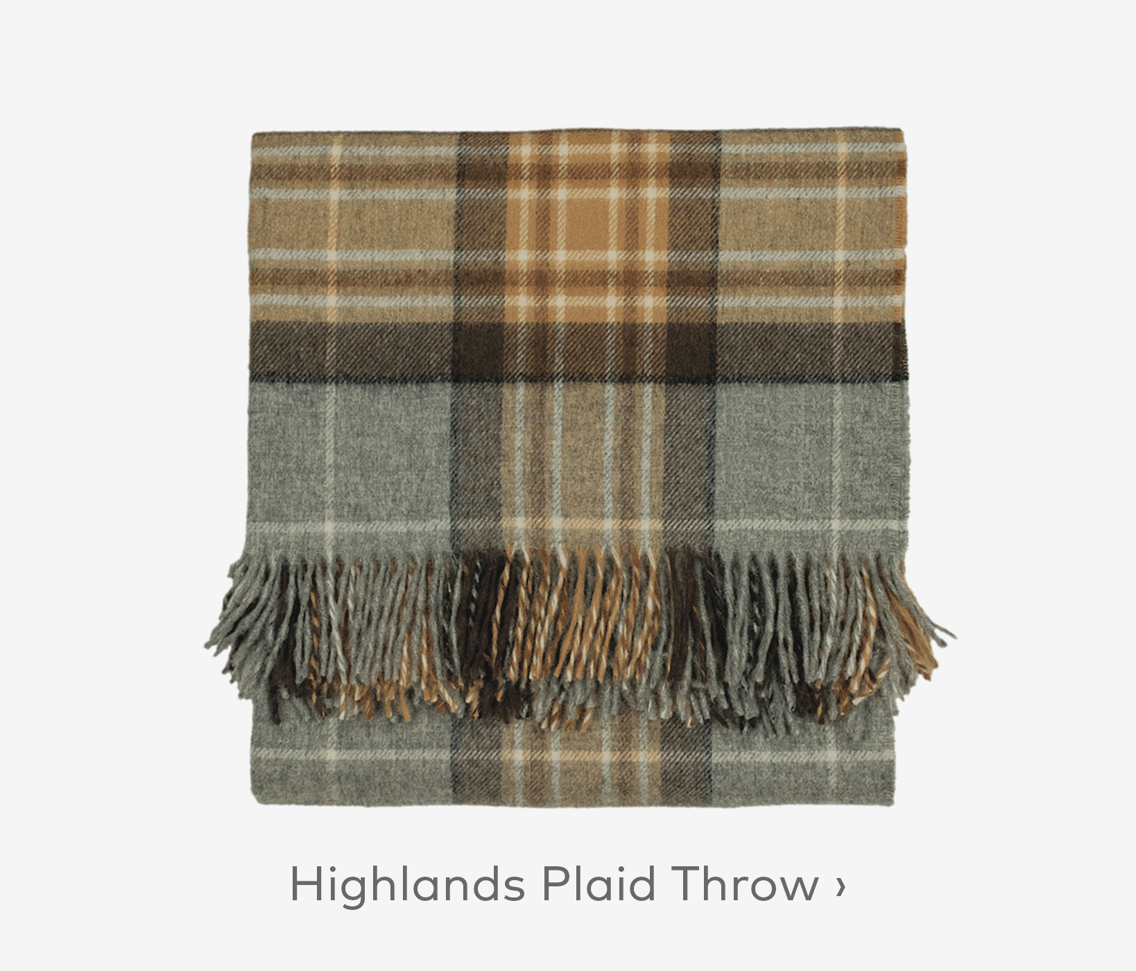 Highlands Plaid Throw