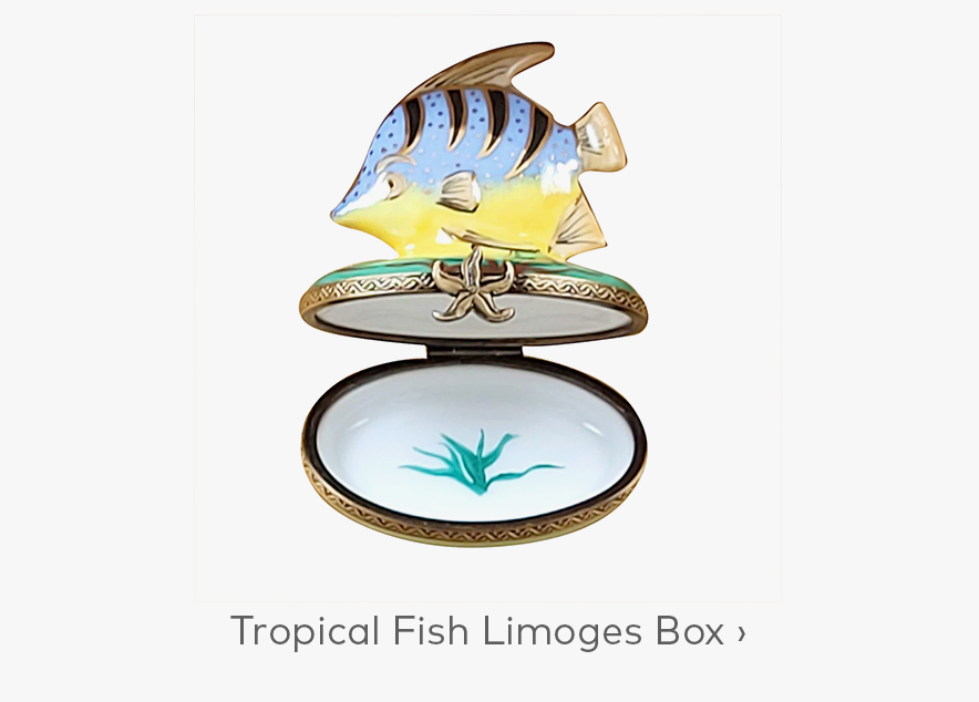 Tropical Fish Limoges Box