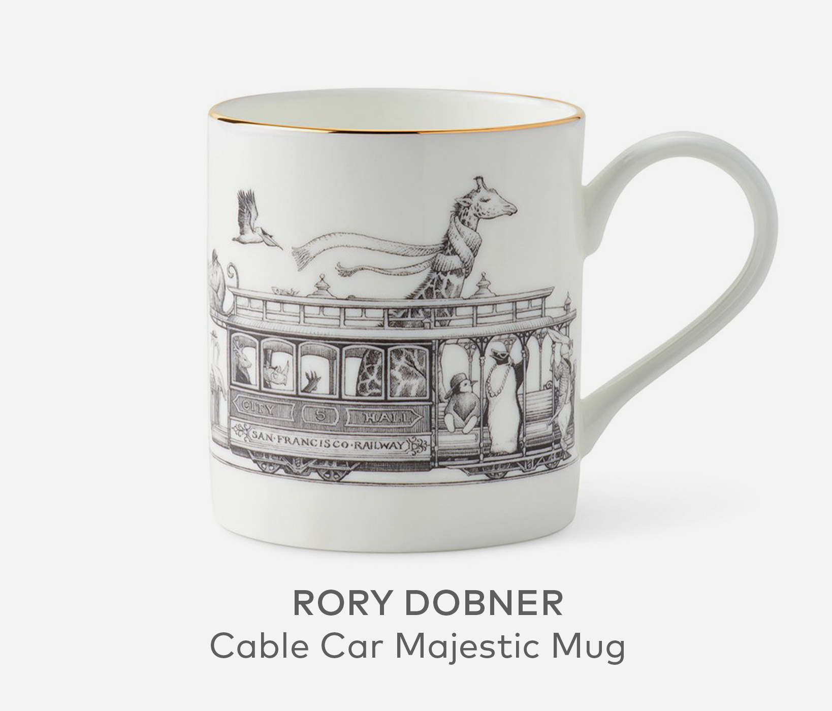 RORY DOBNER Cable Car Majestic Mug