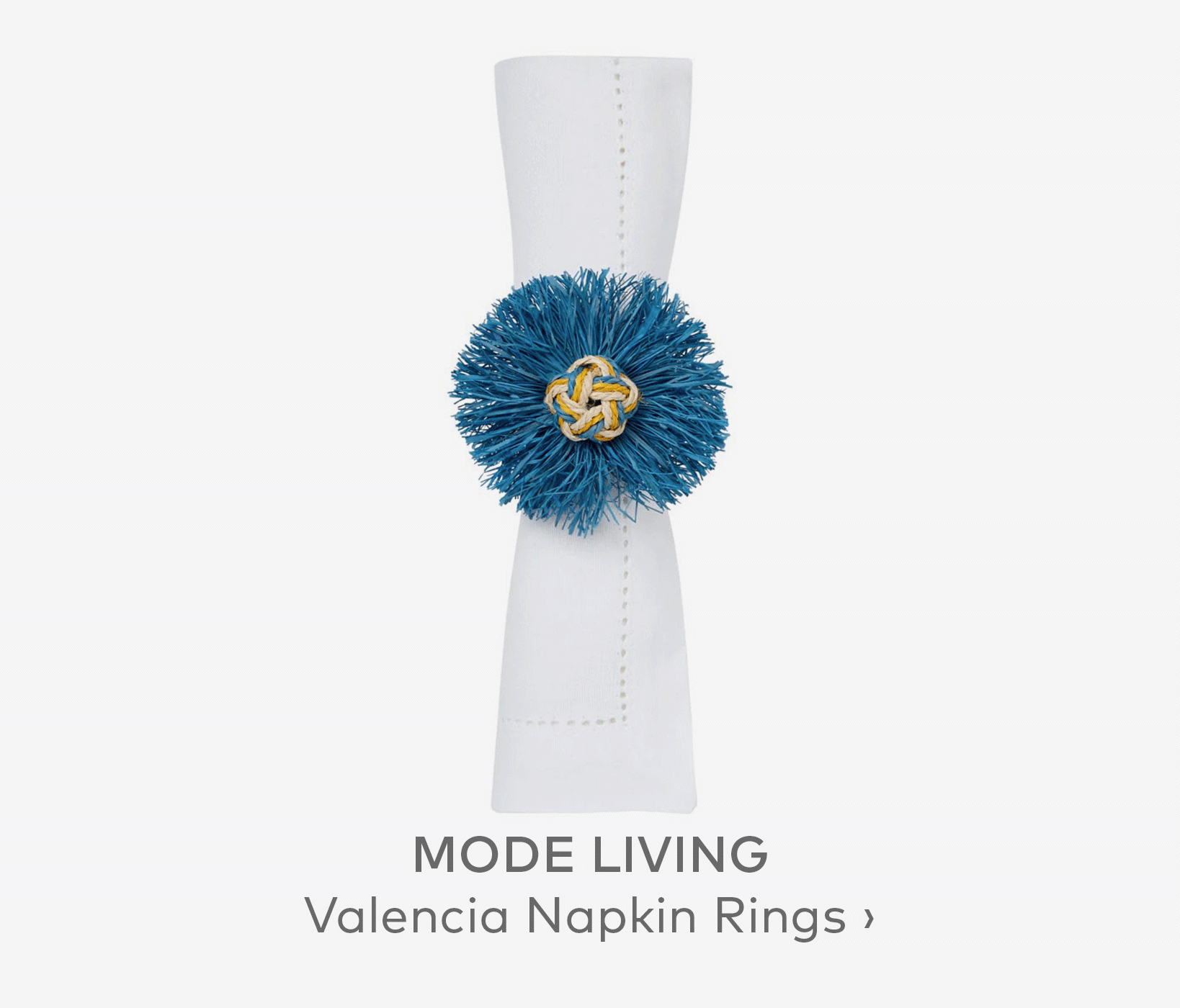 MODE LIVING Valencia Napkin Rings, Set of 4