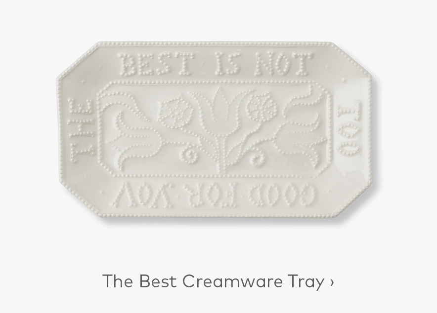 The Best Creamware Tray