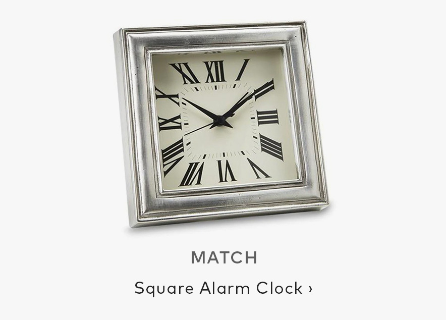 MATCH Square Alarm Clock