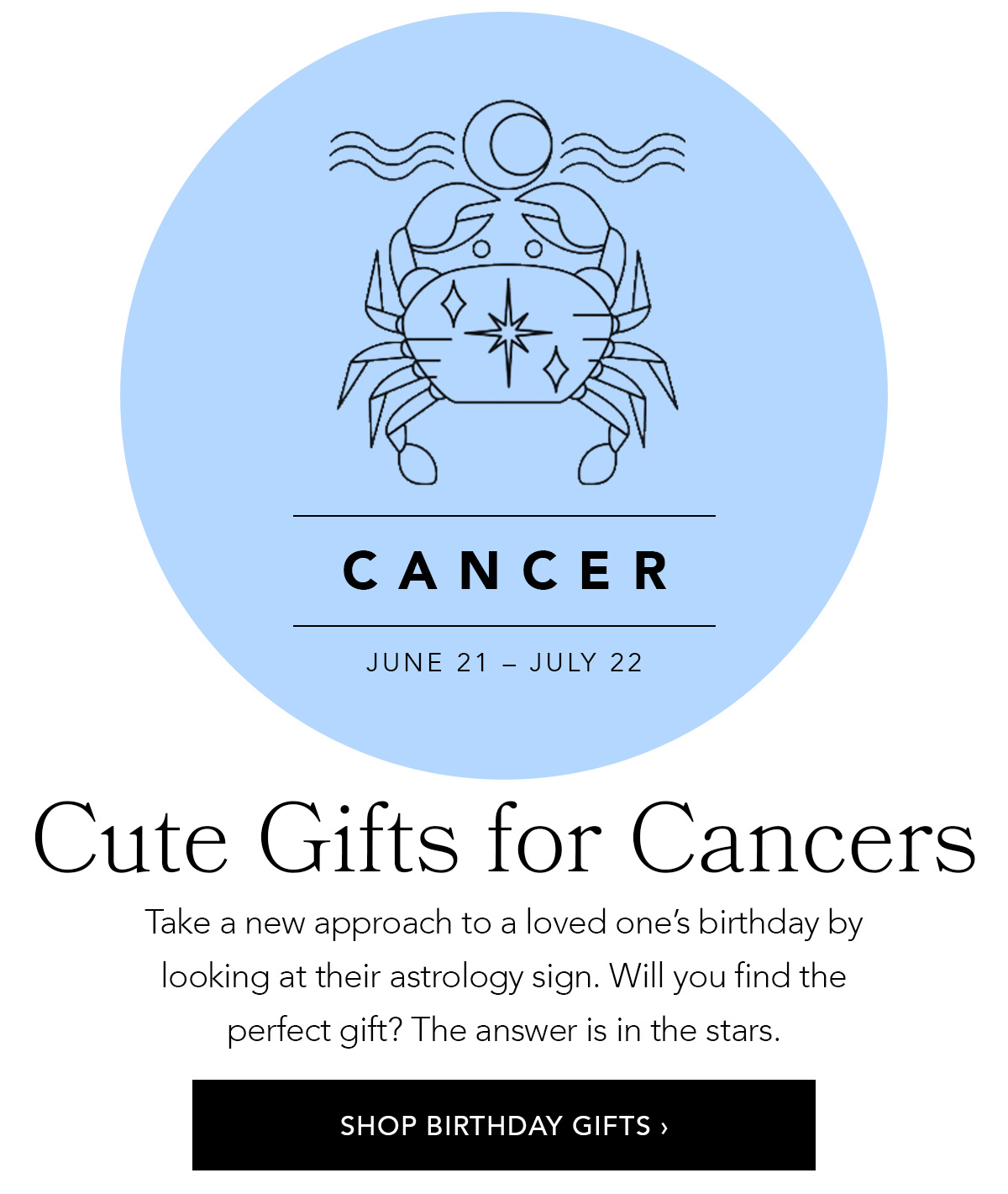 Cute Gifts for Cancers