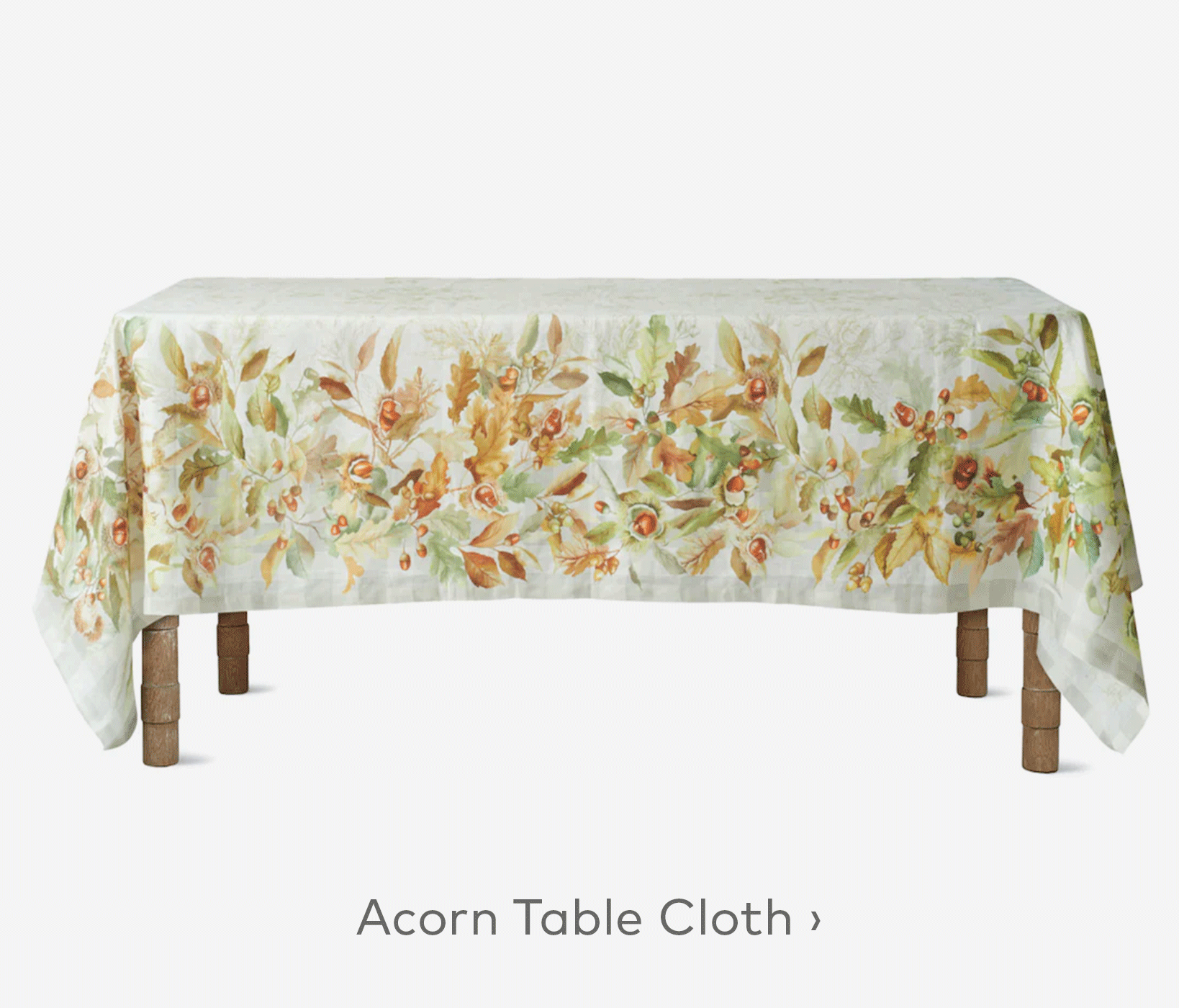 GUMP'S HOME Acorn Tablecloth