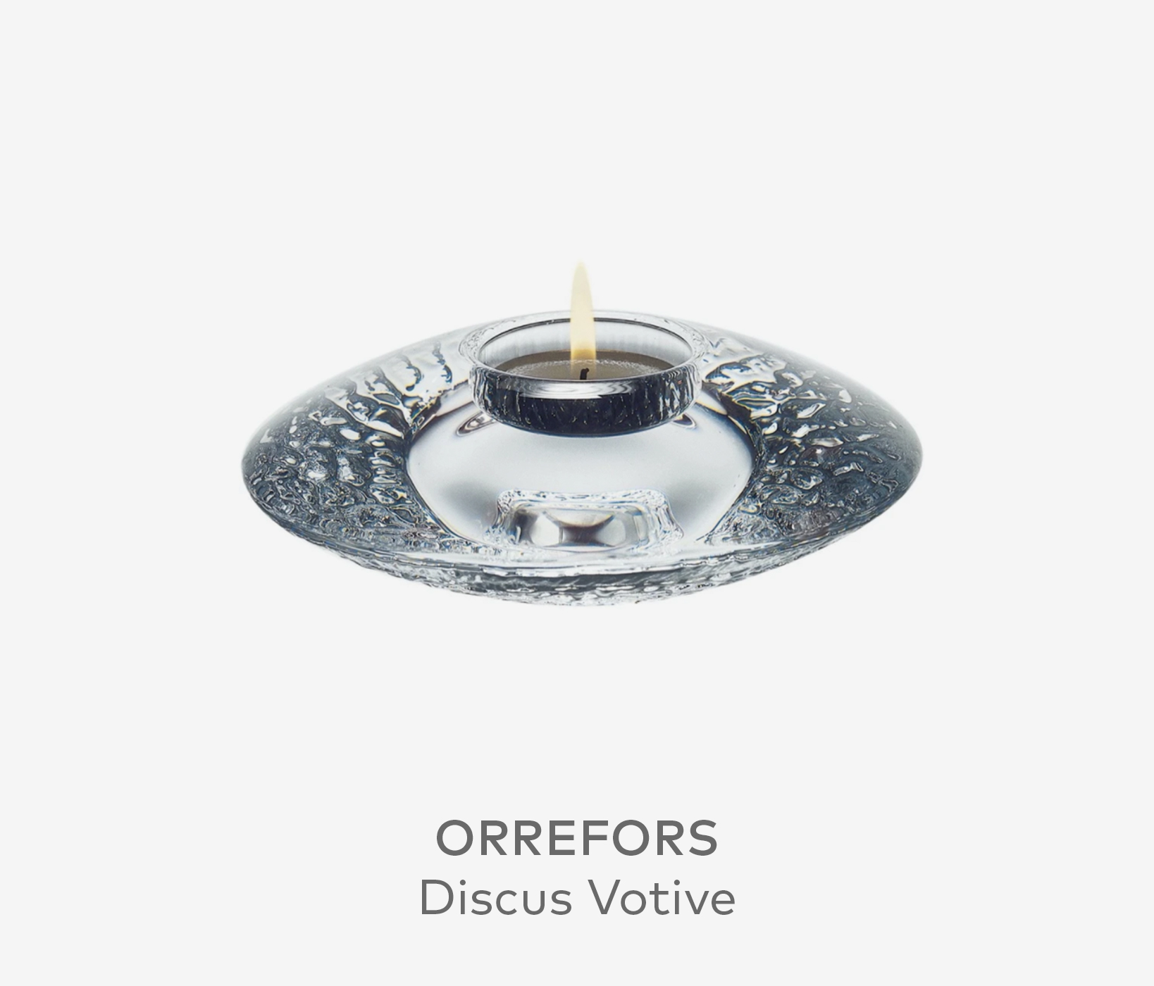ORREFORS Discus Votive