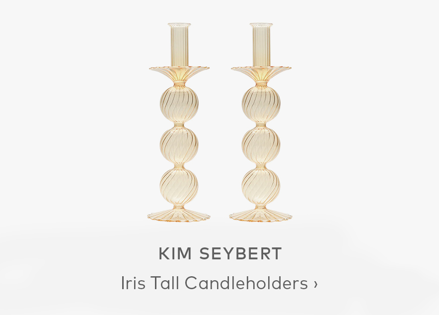 KIM SEYBERT Iris Tall Candleholders