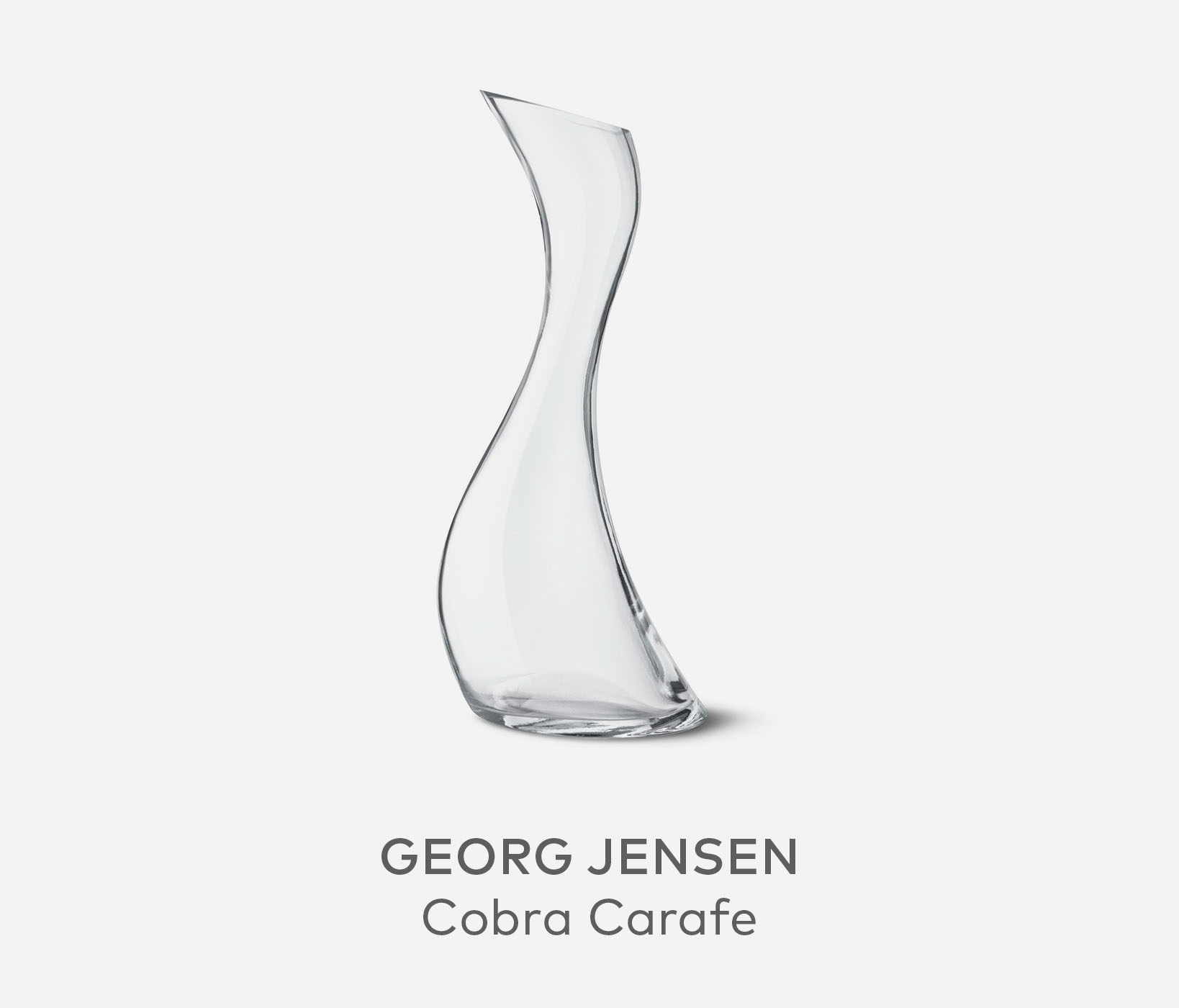 GEORG JENSEN Cobra Carafe