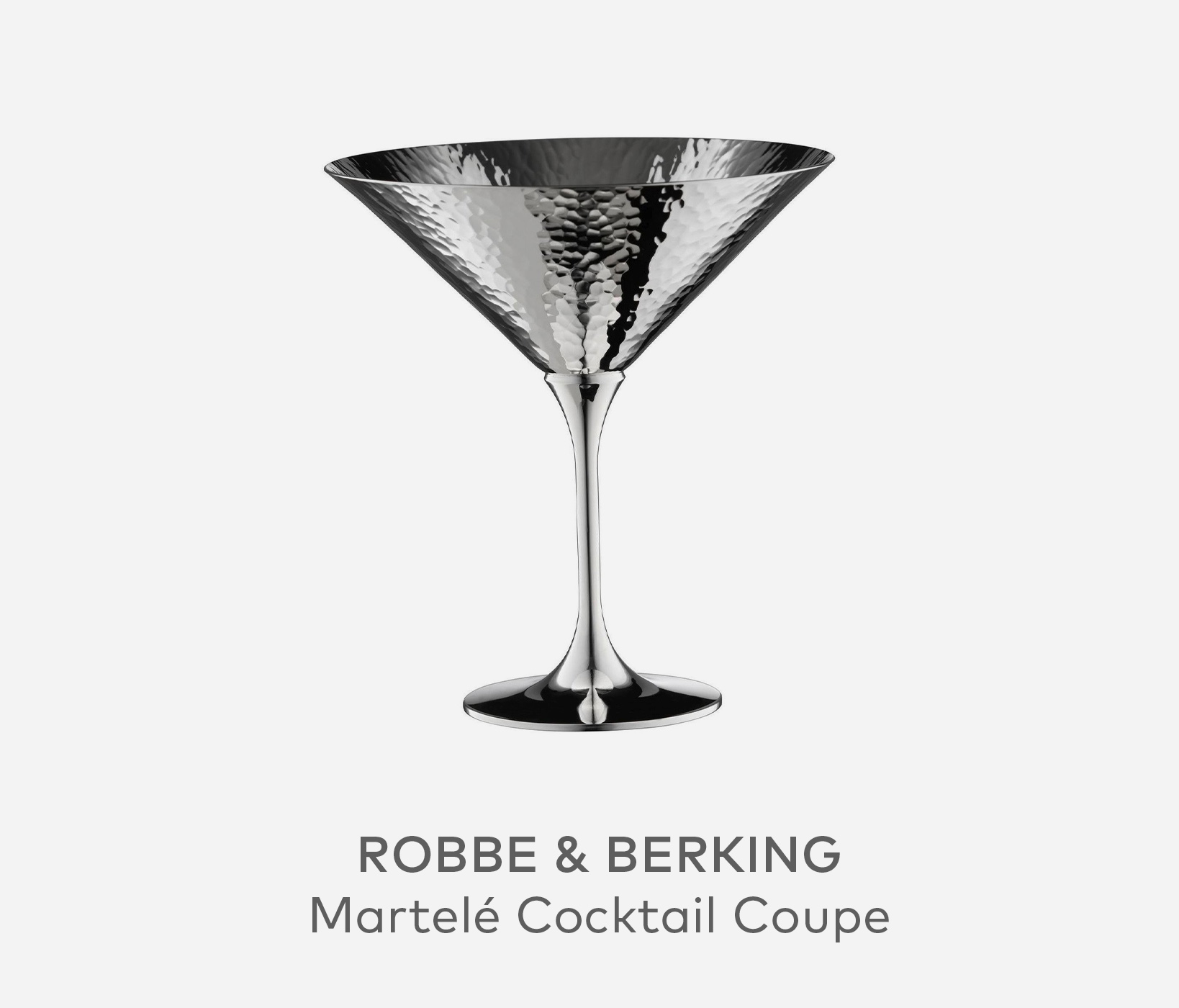 ROBBE & BERKING Martelé Cocktail Coupe