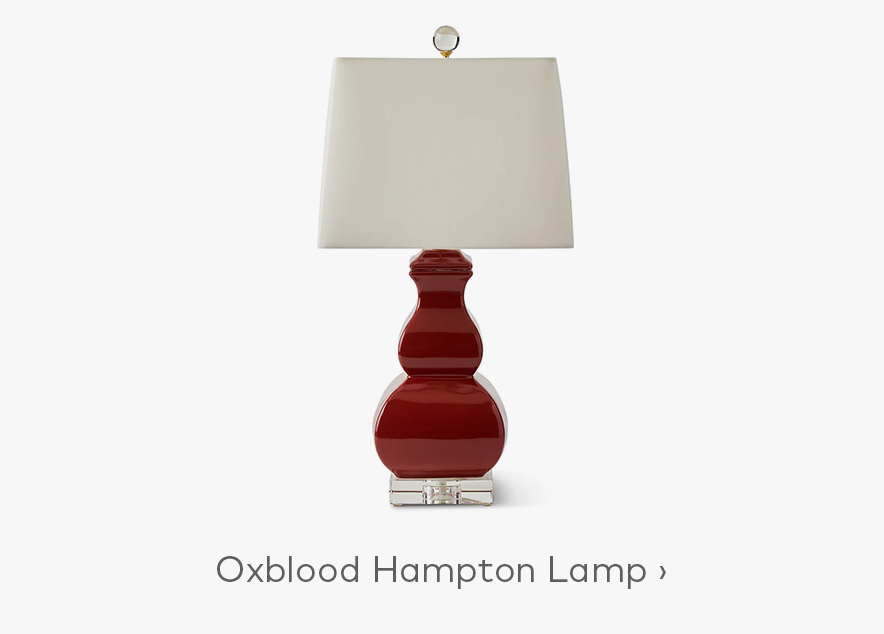 Oxblood Hampton Lamp