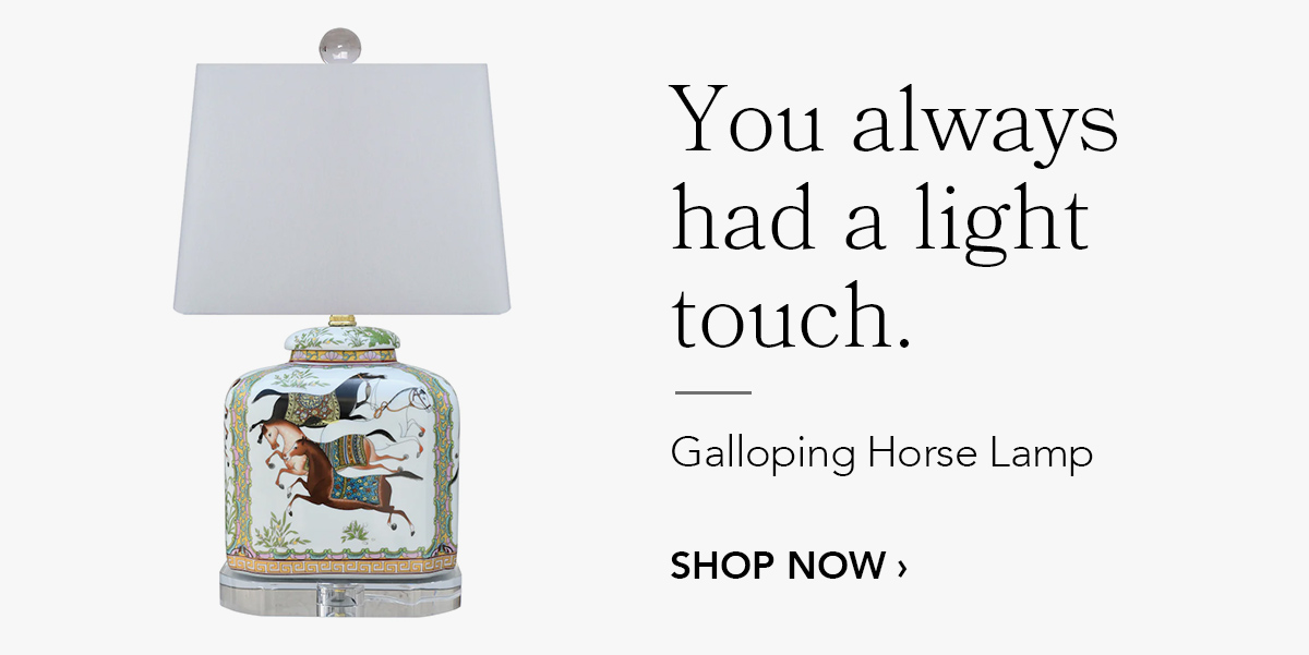 Galloping Horse Lamp