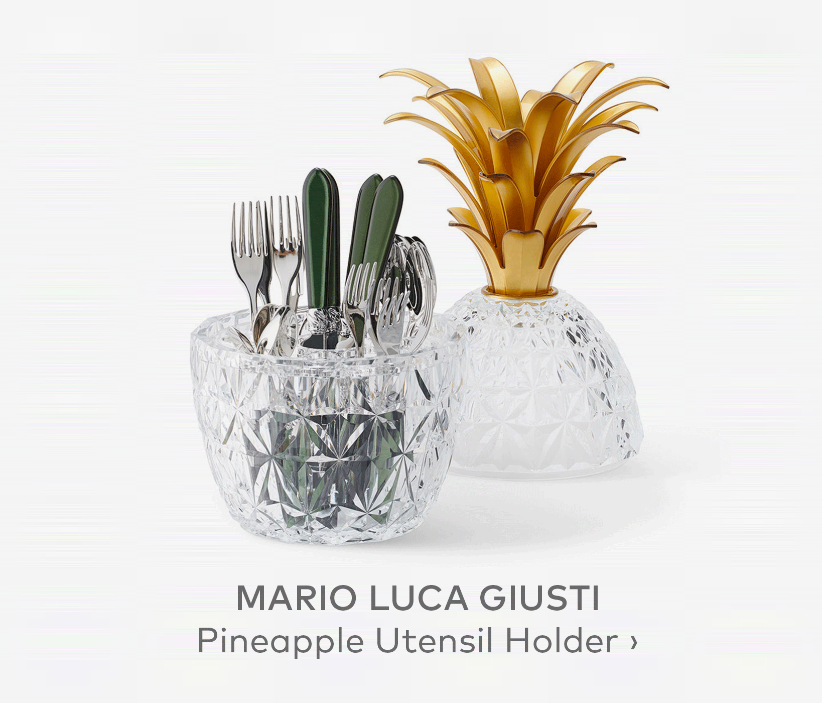 MARIO LUCA GIUSTI Pineapple Utensil Holder