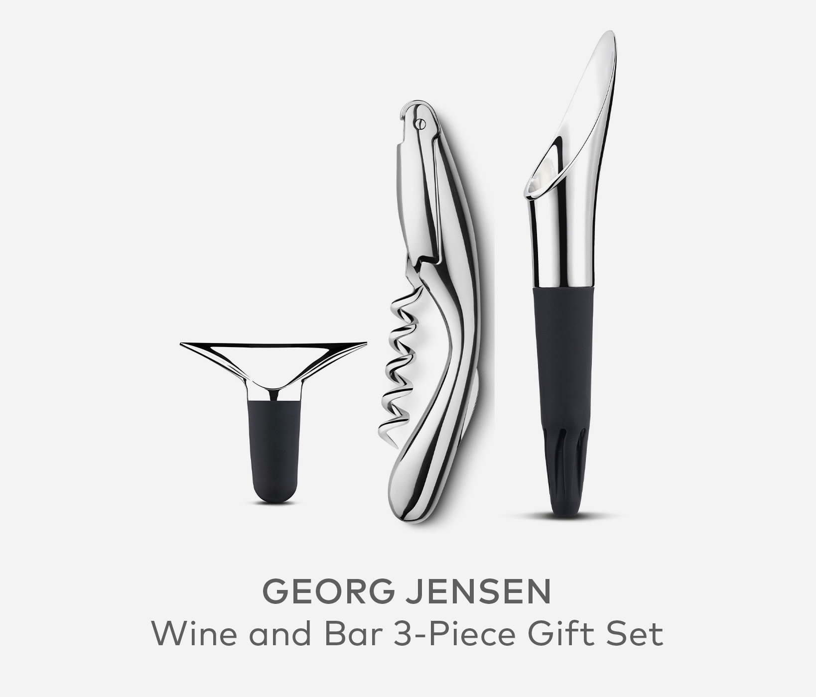 GEORG JENSEN Wine and Bar 3-Piece Gift Set