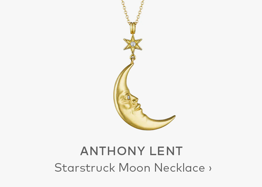 ANTHONY LENT Starstruck Moon Necklace
