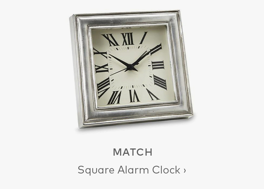 MATCH Square Alarm Clock