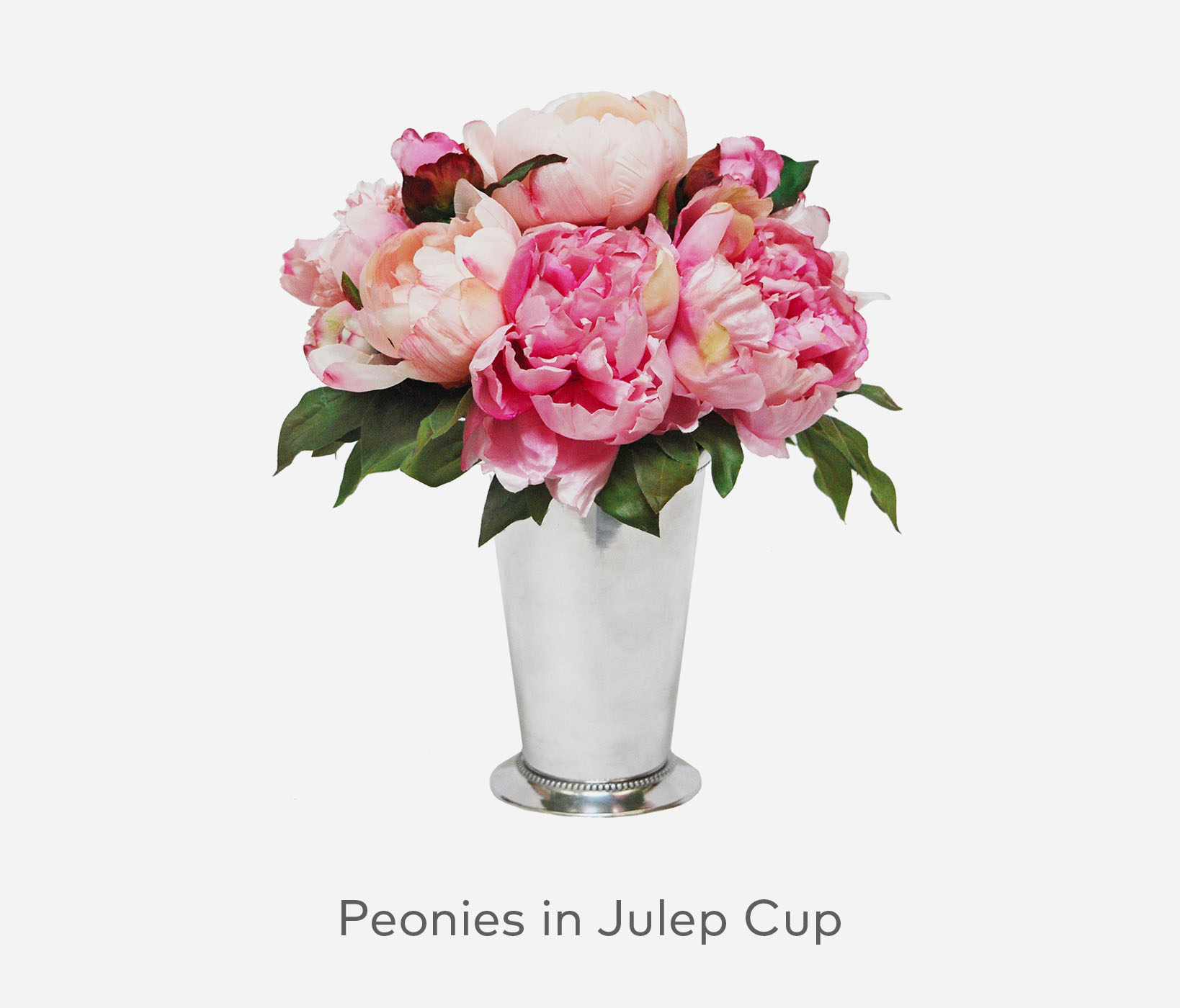 Peonies in Julep Cup