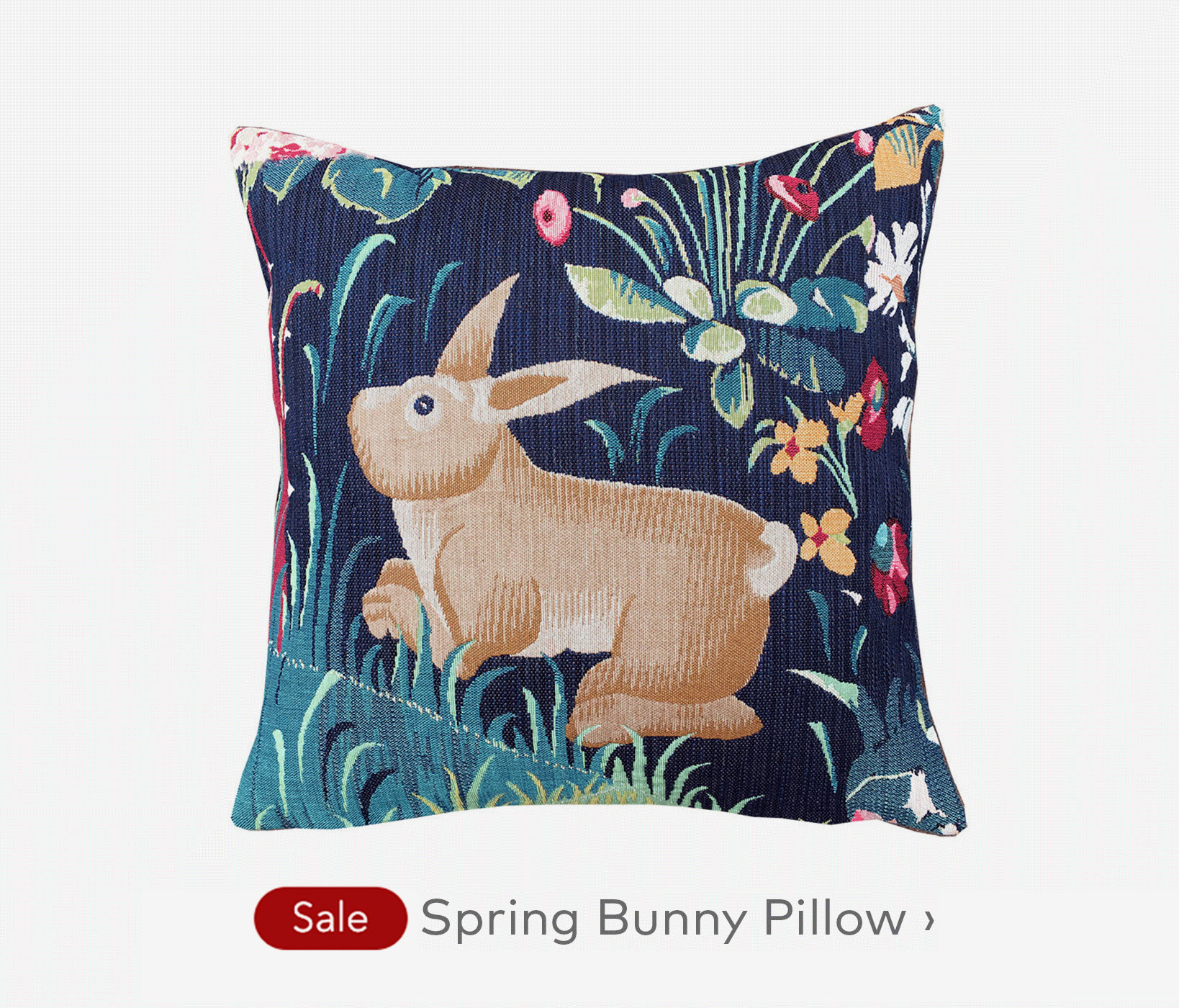 Spring Bunny Pillow