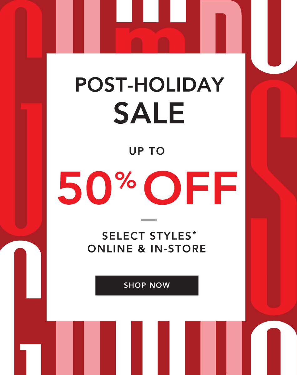 Post Holiday Sale