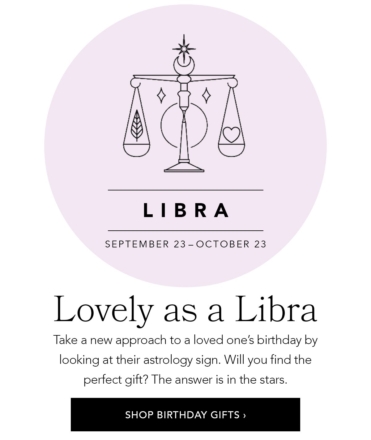Lovely as a Libra