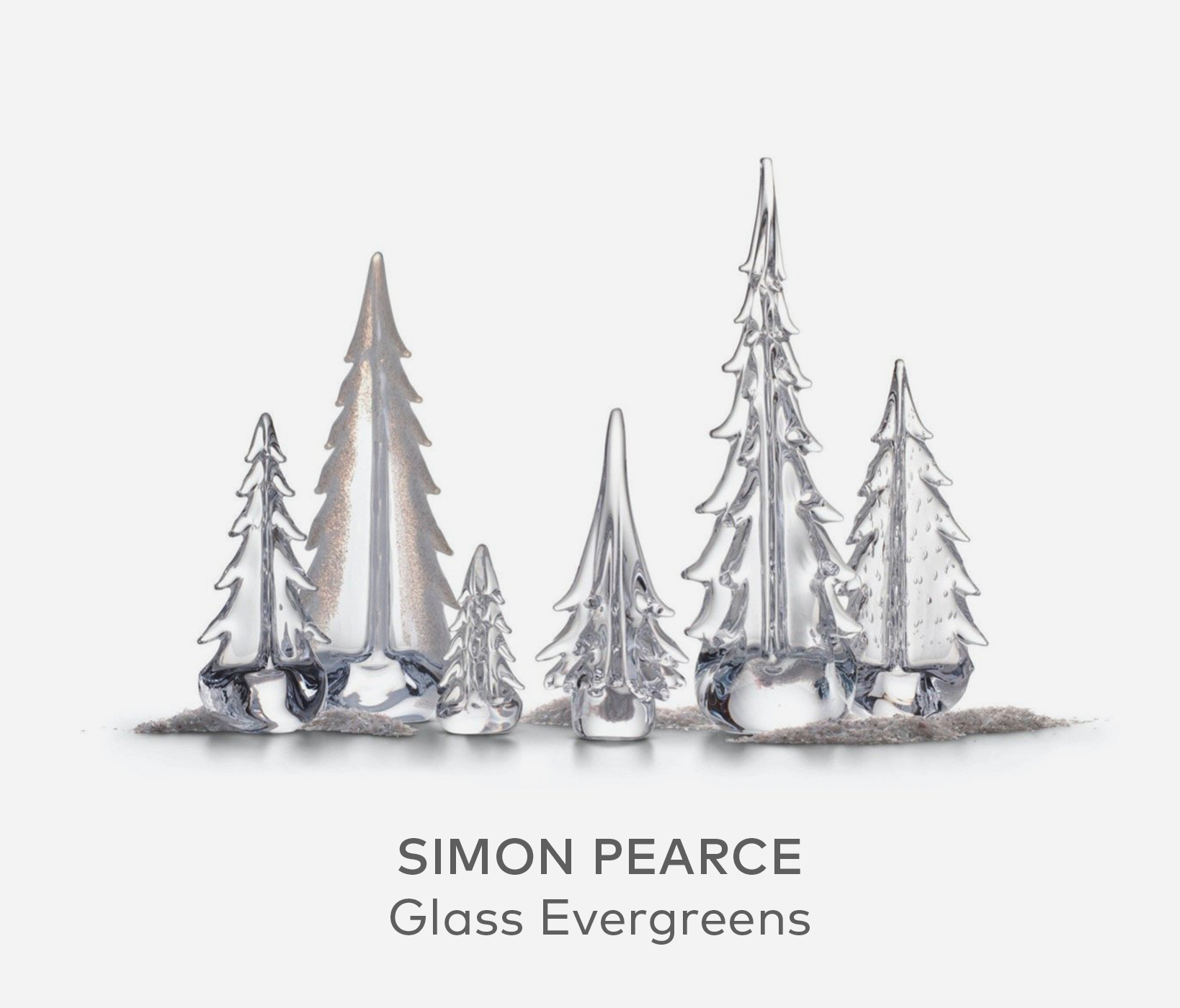 Silver With White Ornaments Set