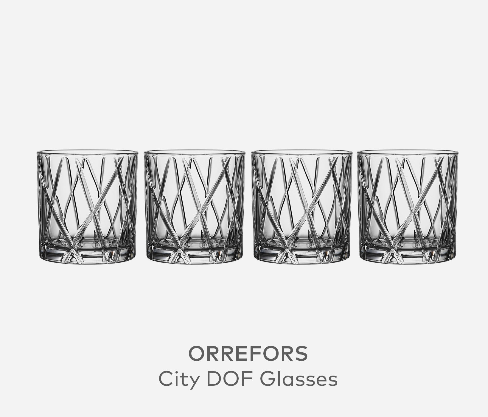ORREFORS City DOF Glasses