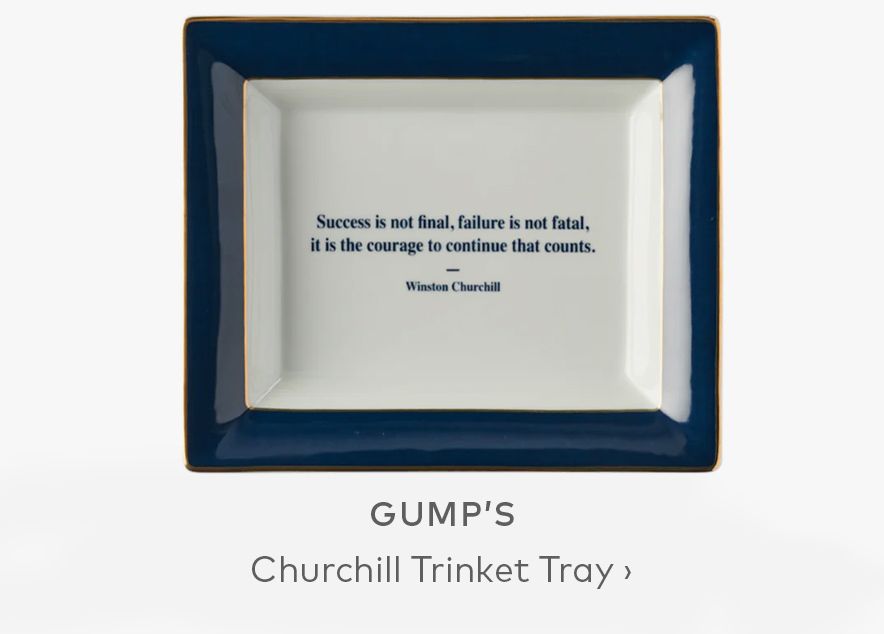 GUMP'S Churchill Trinket Tray