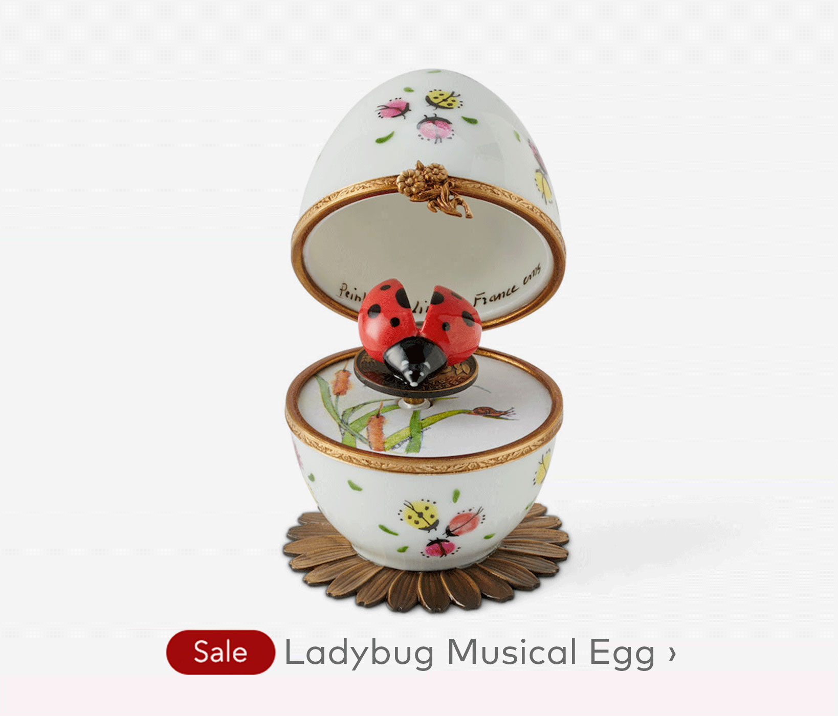 Ladybug Musical Egg