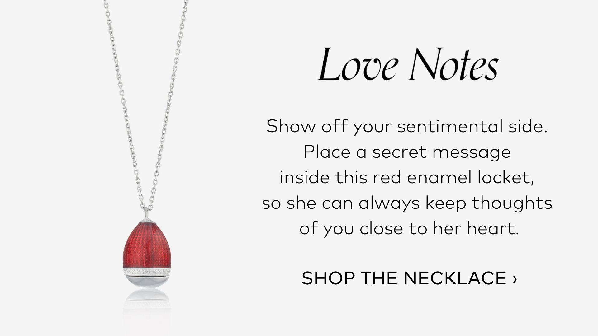 Enamel Secret Message Locket Necklace