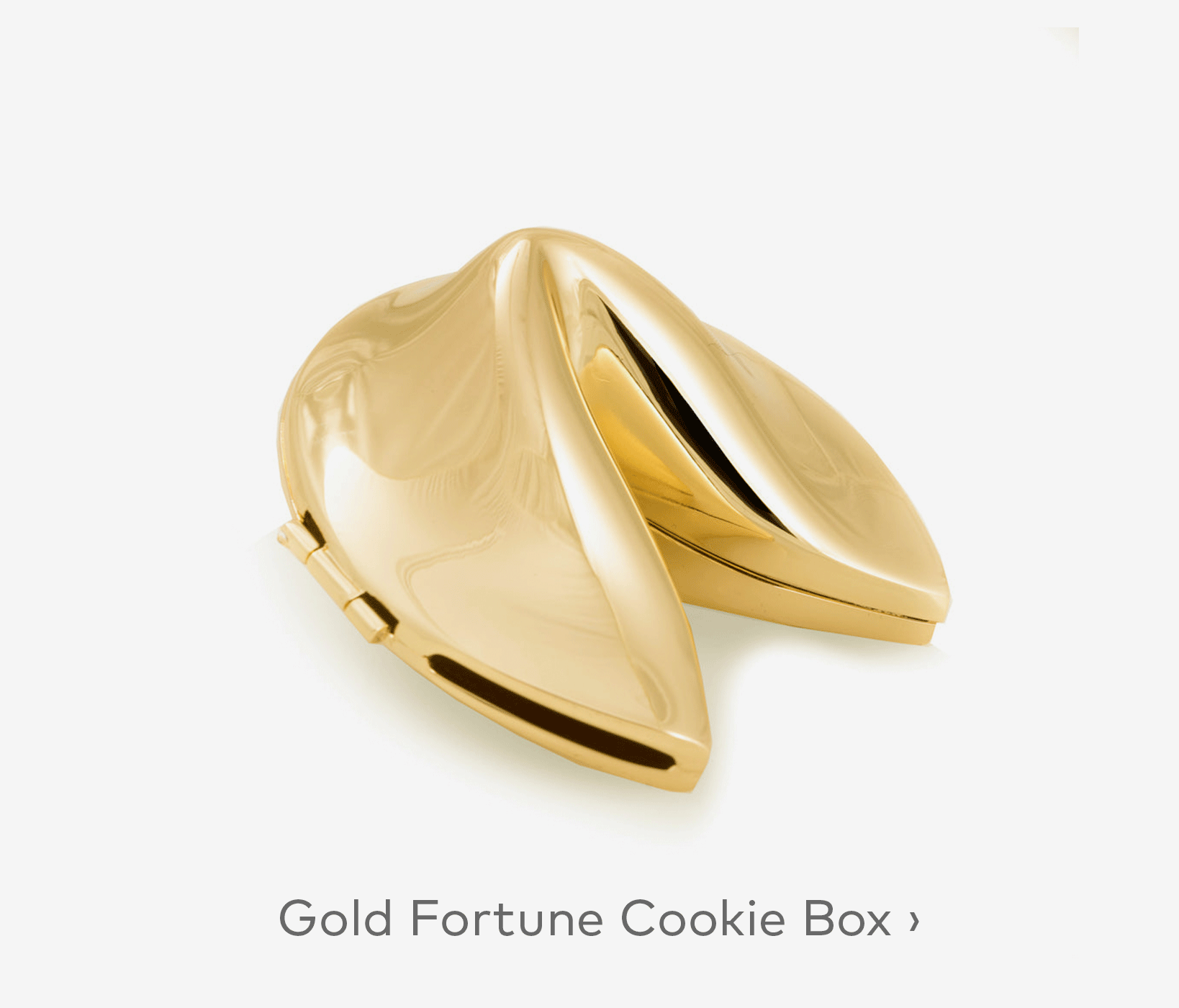 Gold Fortune Cookie Box