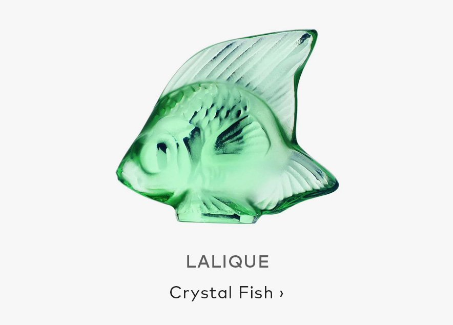 LALIQUE Crystal Fish