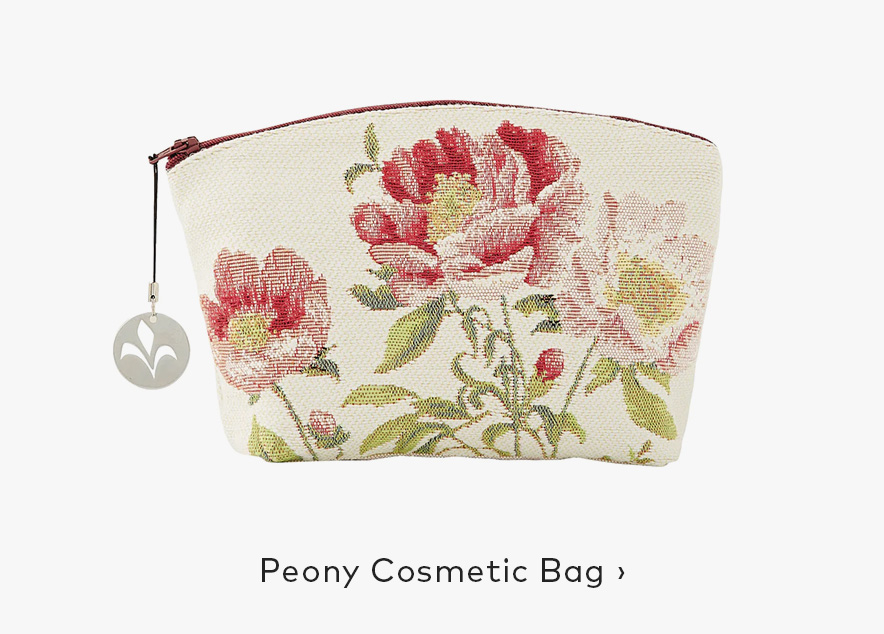 Peony Cosmetic Bag