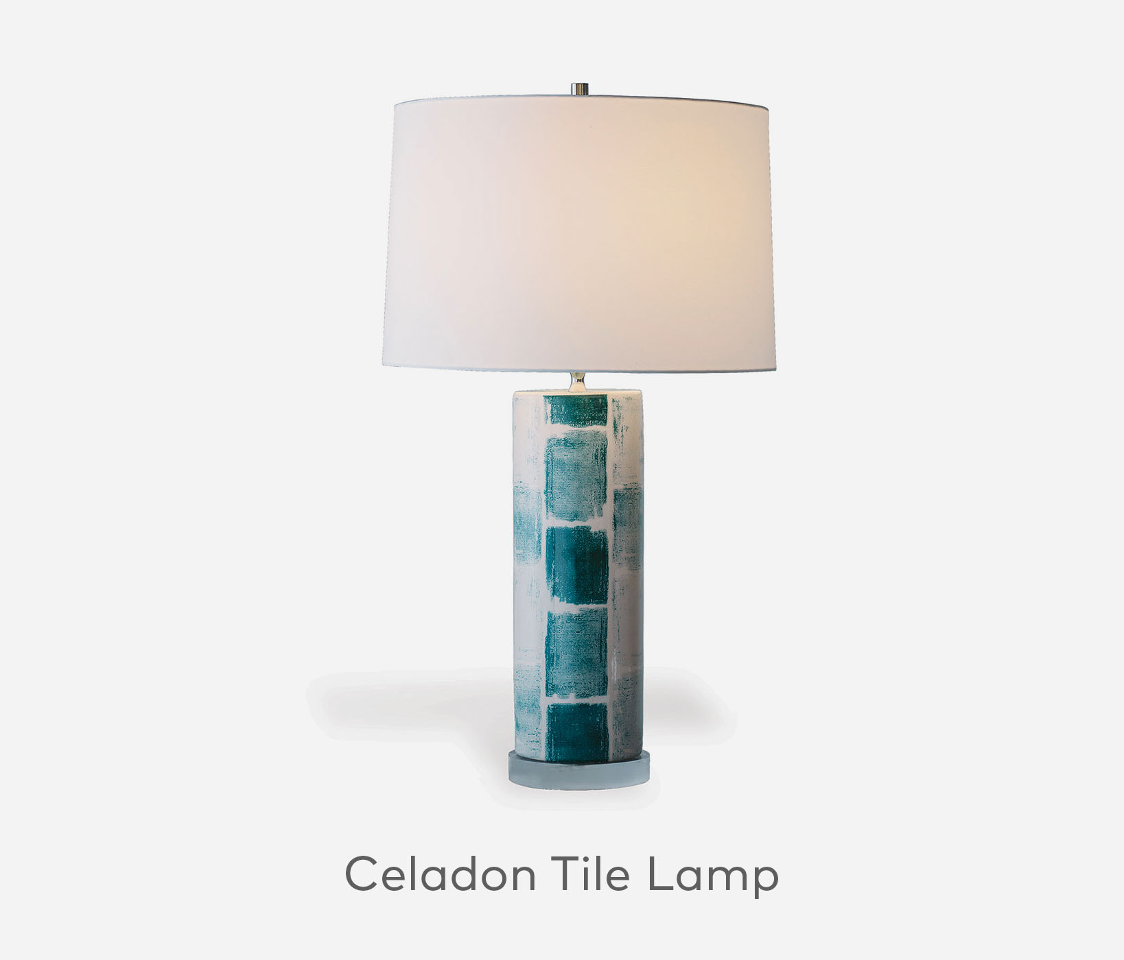 Celadon Tile Lamp