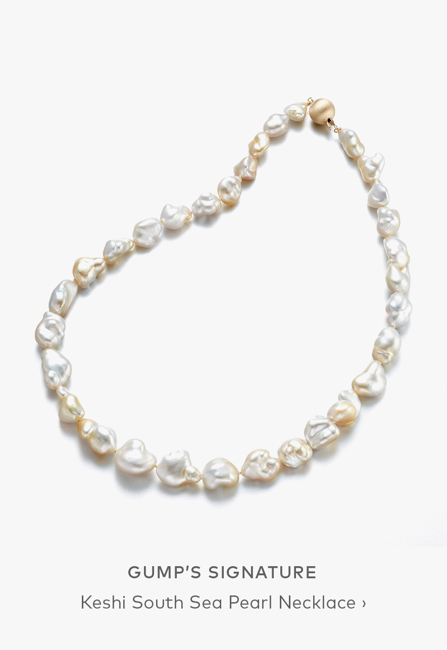 GUMP'S SIGNATURE Keshi South Sea Pearl Necklace